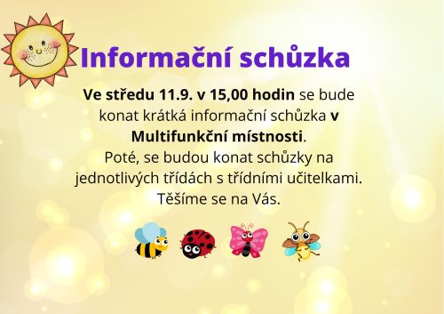 Informační schůzka (1)